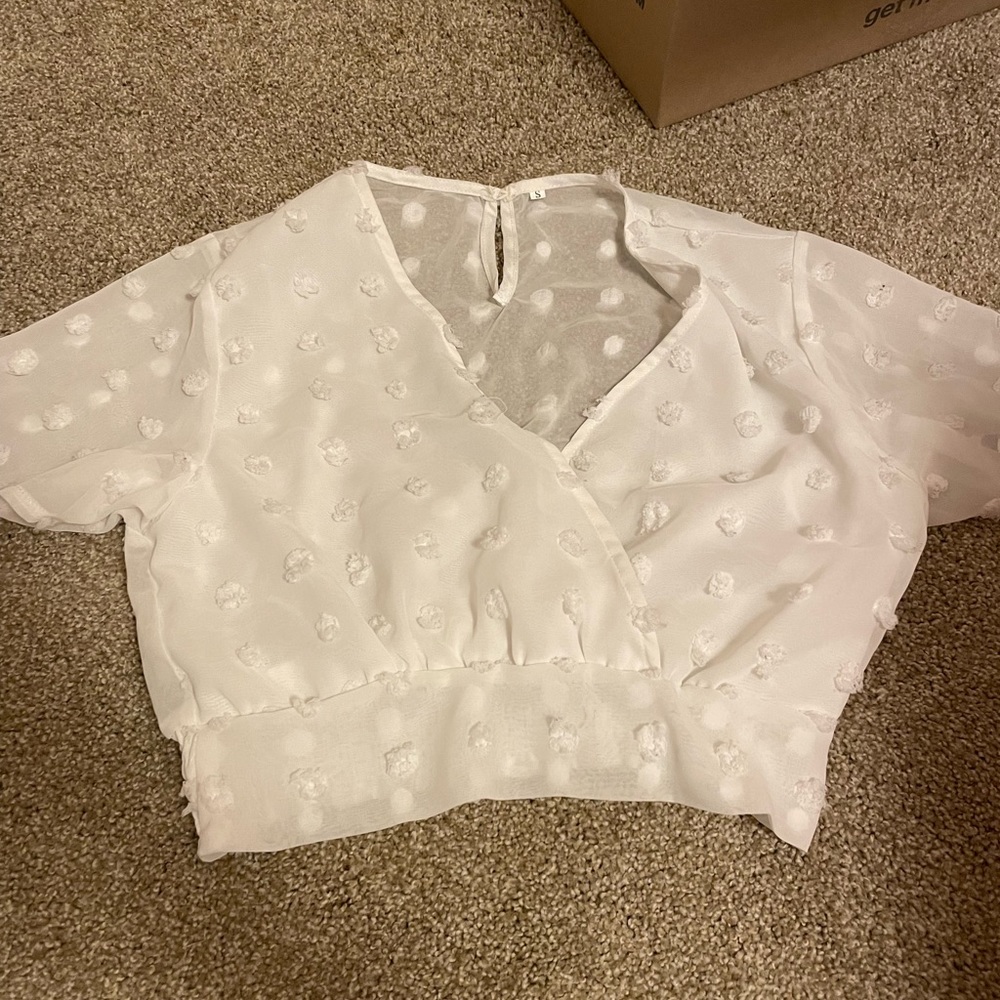 White Sheer Blouse